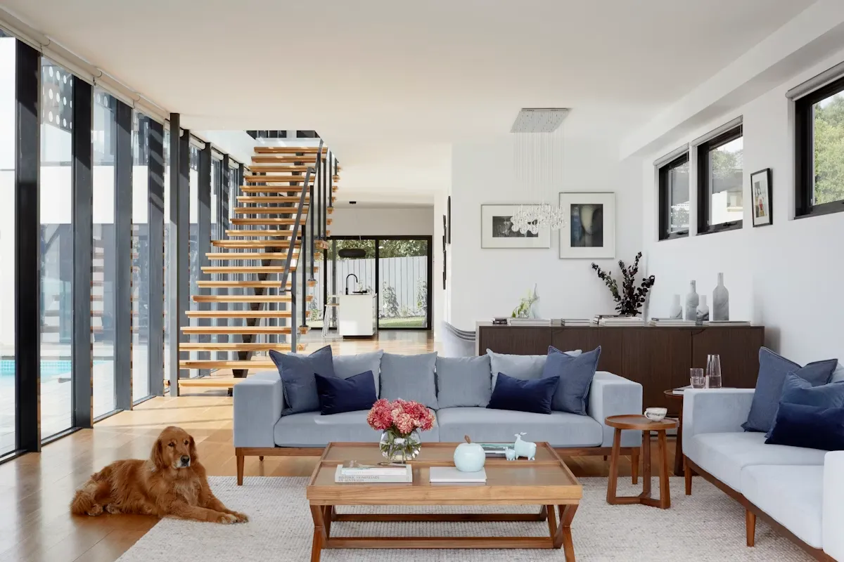 Living room remodeling